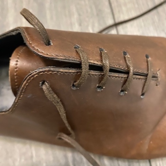 Ermenegildo Zegna Brown Leather Oxford Size 11 - Picture 16 of 16